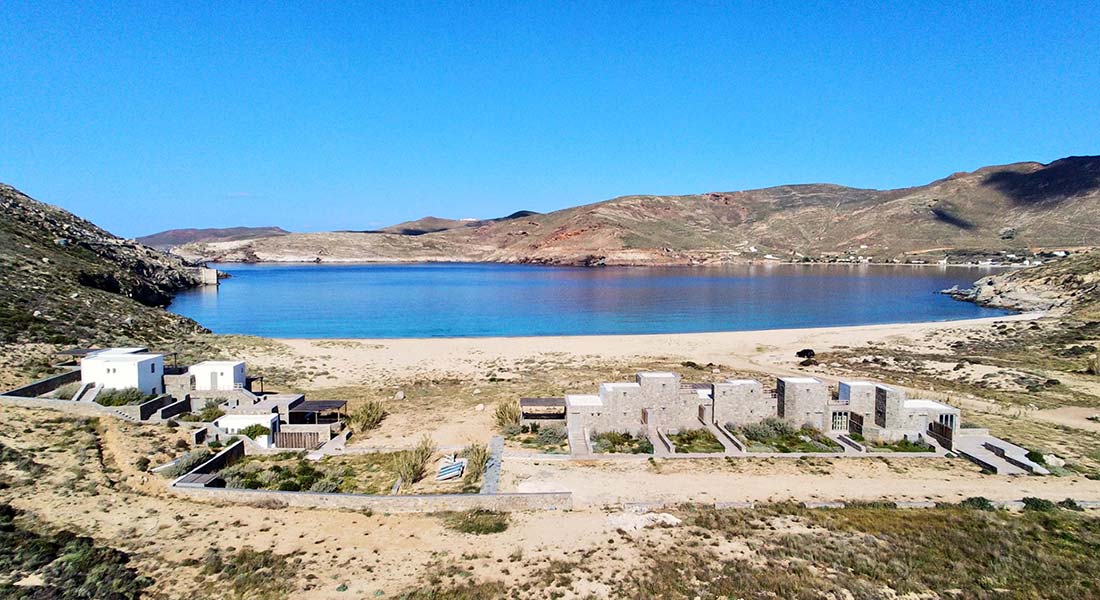 Ammoa beachfront houses in Serifos